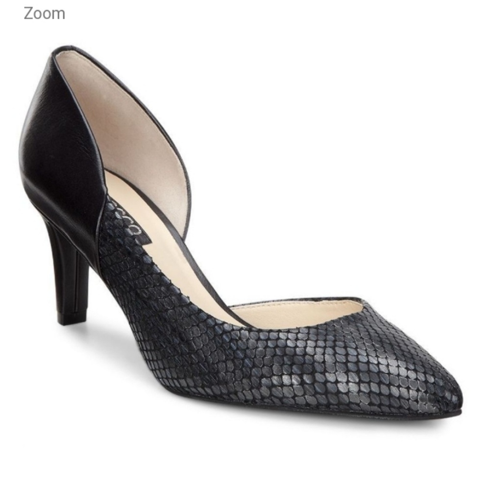 NWOT Ecco Belleair Black Pump Heels